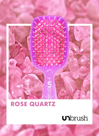 Unbrush Glitter Duo Set / Rose Quartz Pink