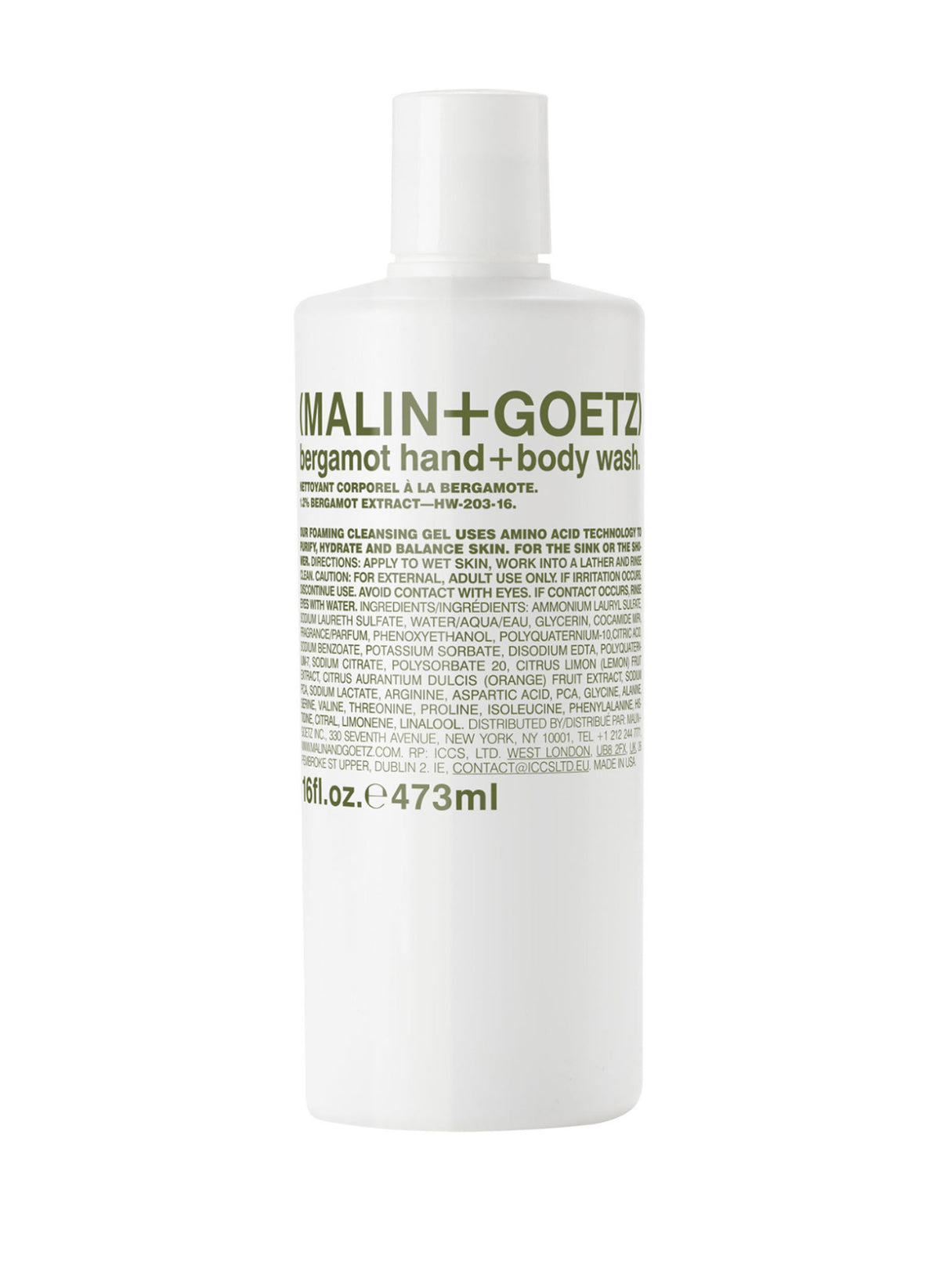 Bergamot Hand + Body Wash / 473 ml