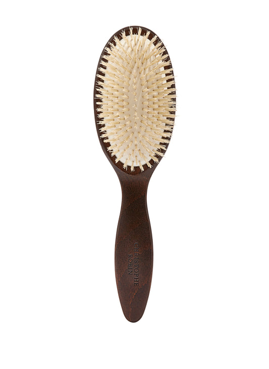 Detangling hairbrush 100% natural boar-bristle & wood