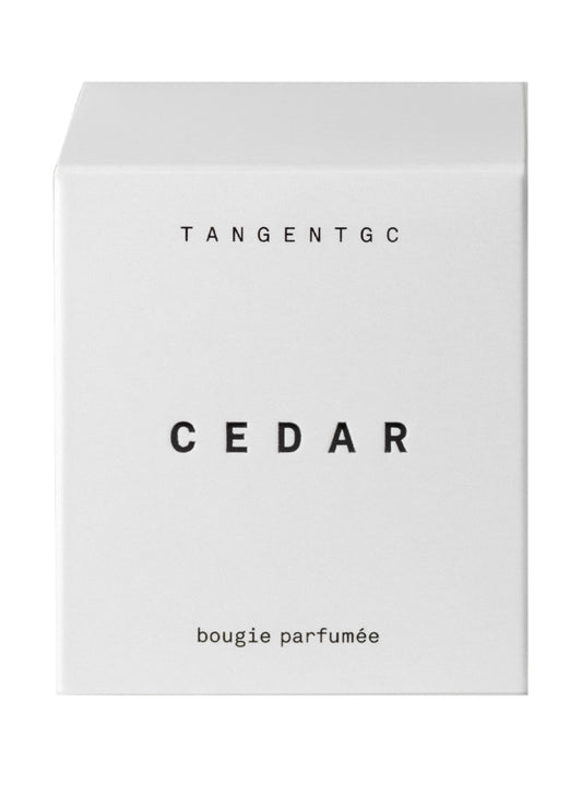 cedar bougie parfumée
