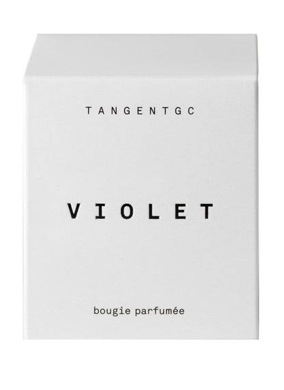 violet scented candle