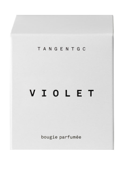 violet bougie parfumée