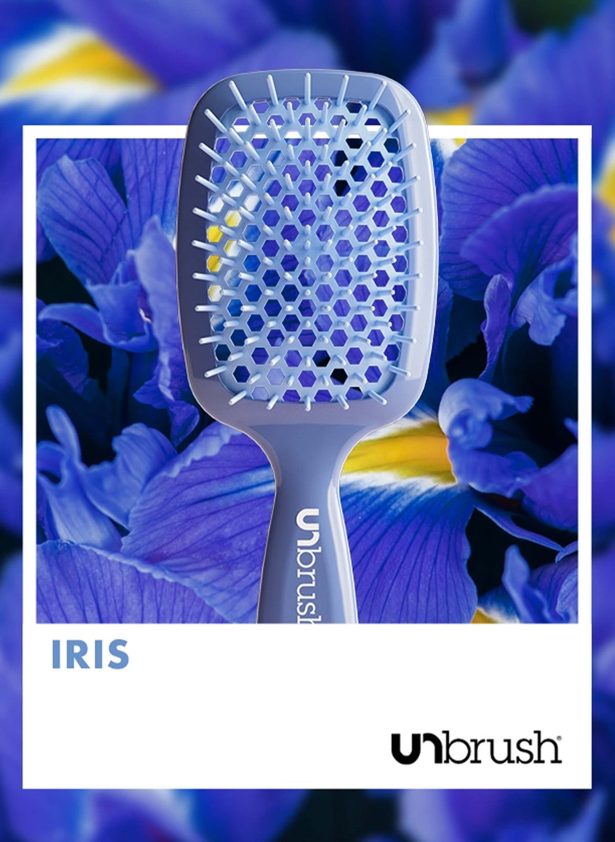 Entwirrbare Haarbürste – Pastel Collection / Iris