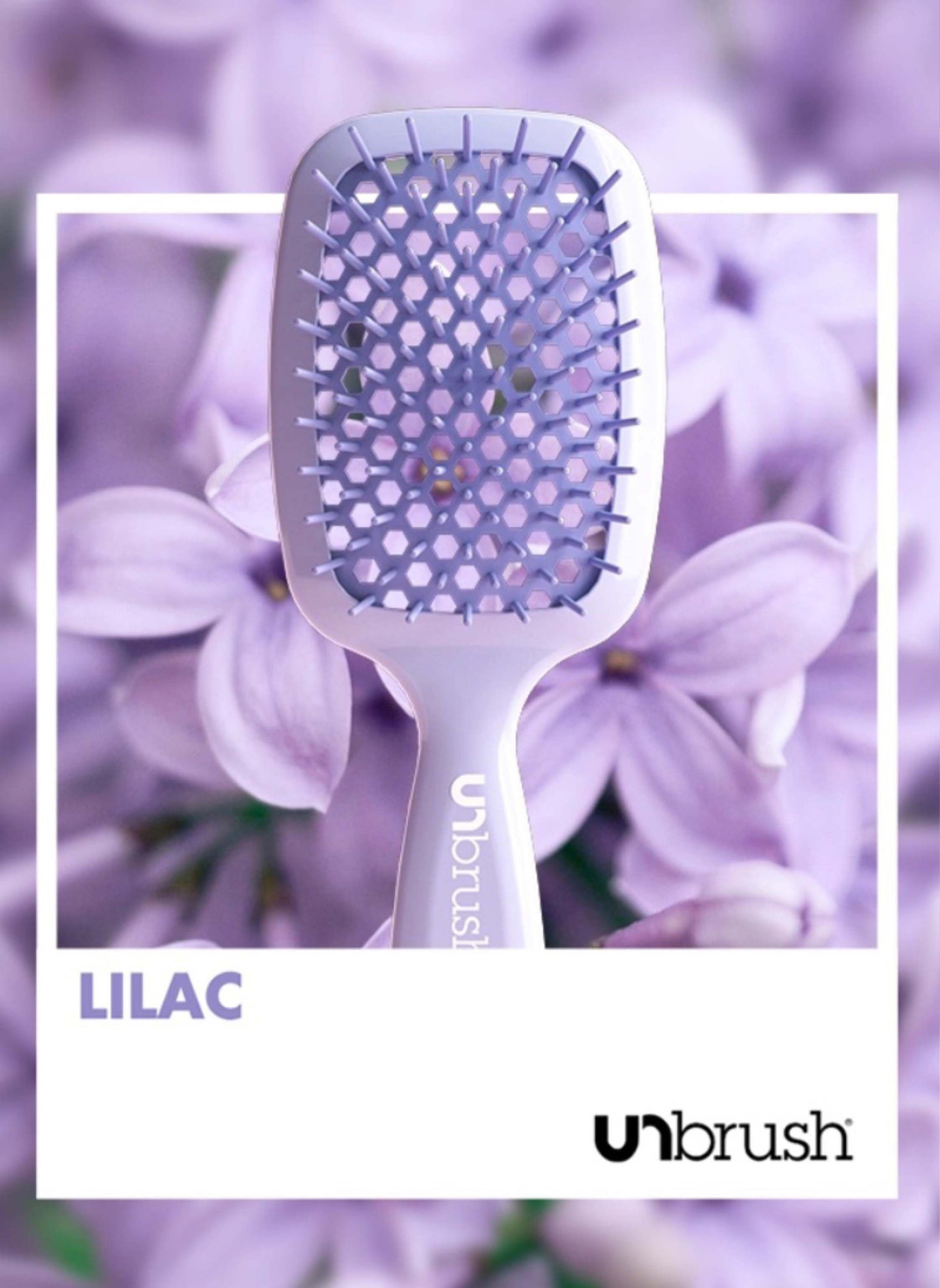 Detangling Hair Brush -Pastel Collection / Lilac