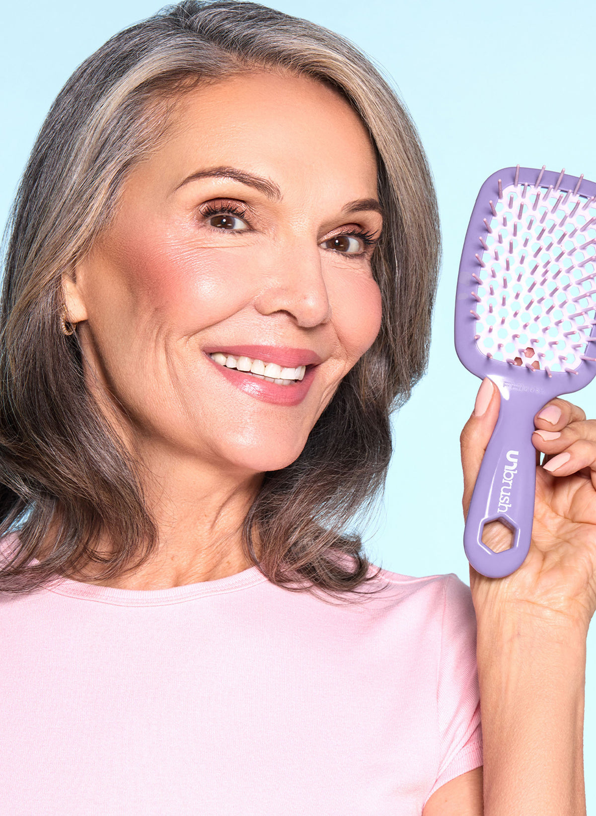 Detangling Hair Brush -Pastel Collection / Lavender