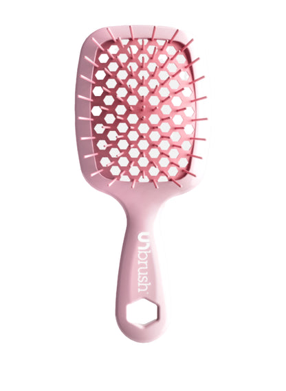 Detangling Hair Brush Mini -Pastel Collection / Peony