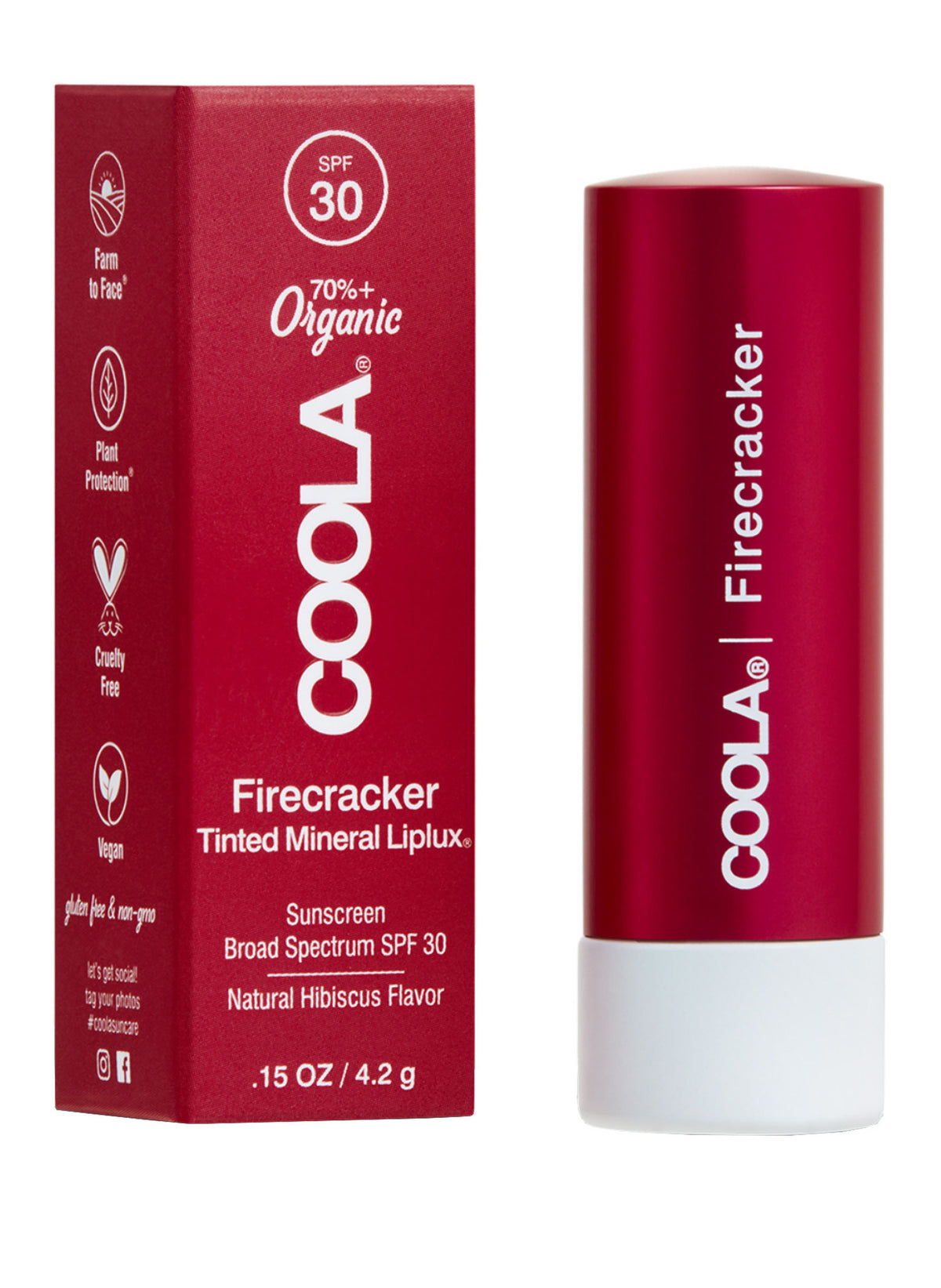 Mineral Liplux SPF30 / Firecracker