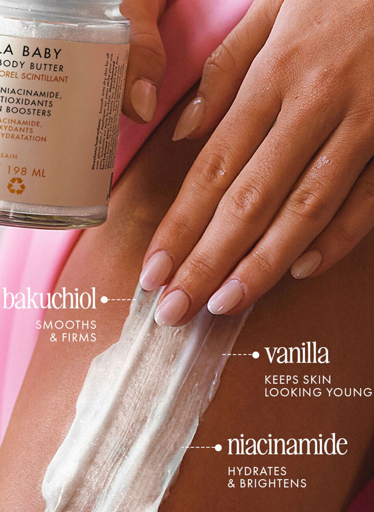 Vanilla Baby Shimmer Body Cream