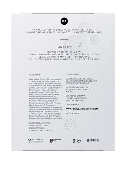 Pure Hyaluronic Sheet Mask