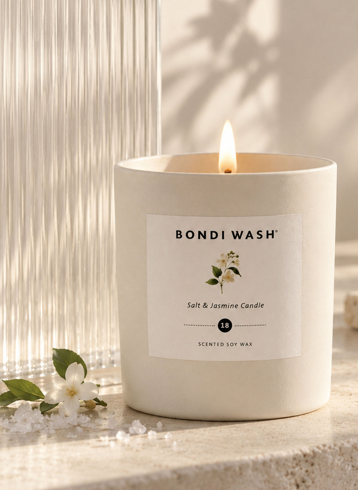 Soy Candle Salt & Jasmine