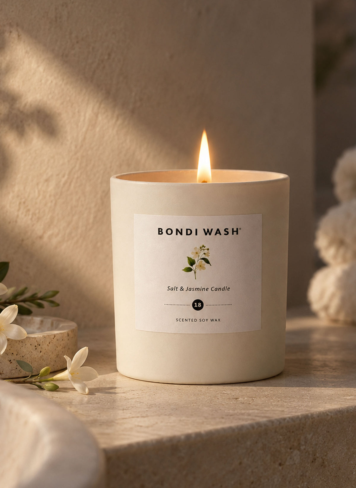 Soy Candle Salt & Jasmine