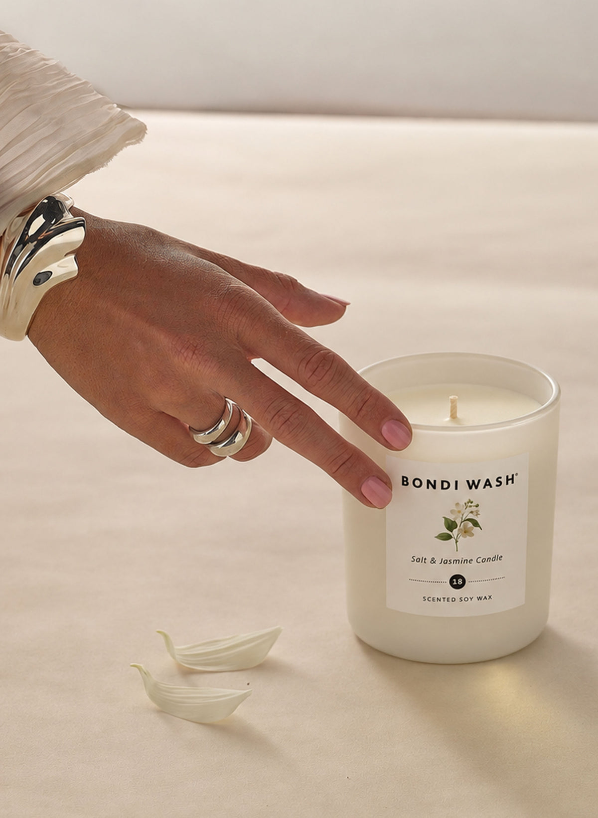 Soy Candle Salt & Jasmine