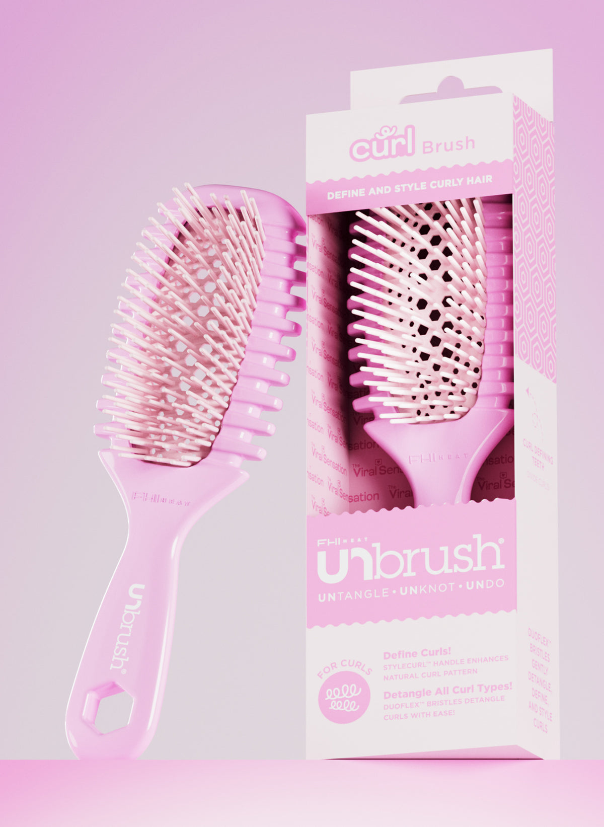 Unbrush Curl / Pink Clouds