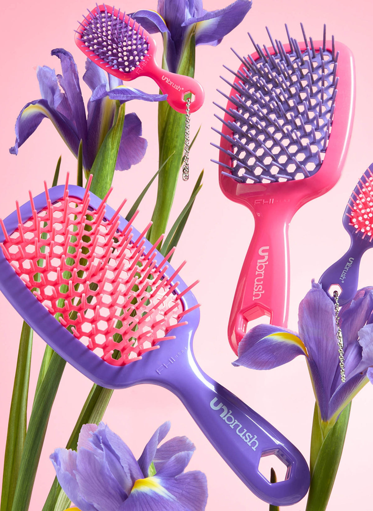 Unbrush and Super Mini Set Neon Purple