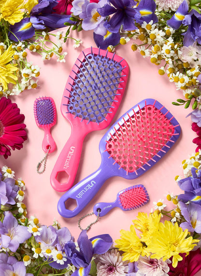 Unbrush and Super Mini Set Neon Pink