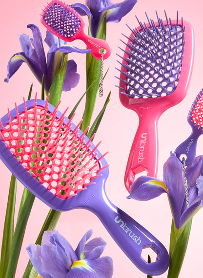 Unbrush and Super Mini Set Neon Pink
