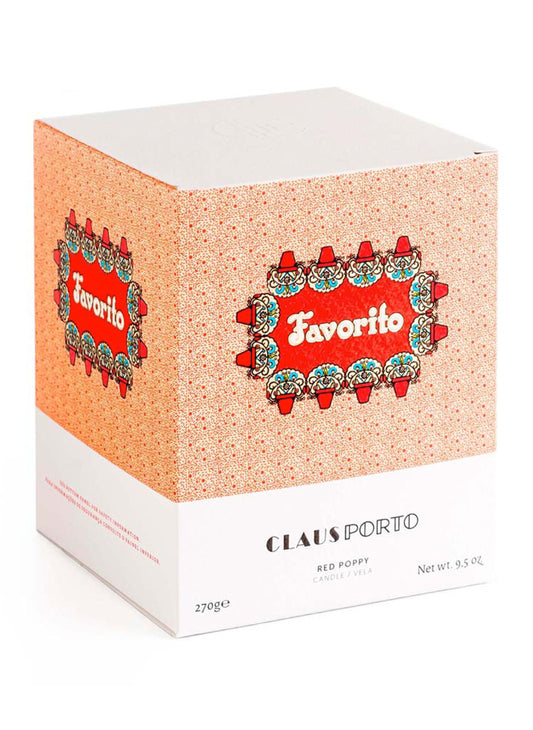 Favorito Red Poppy Candle