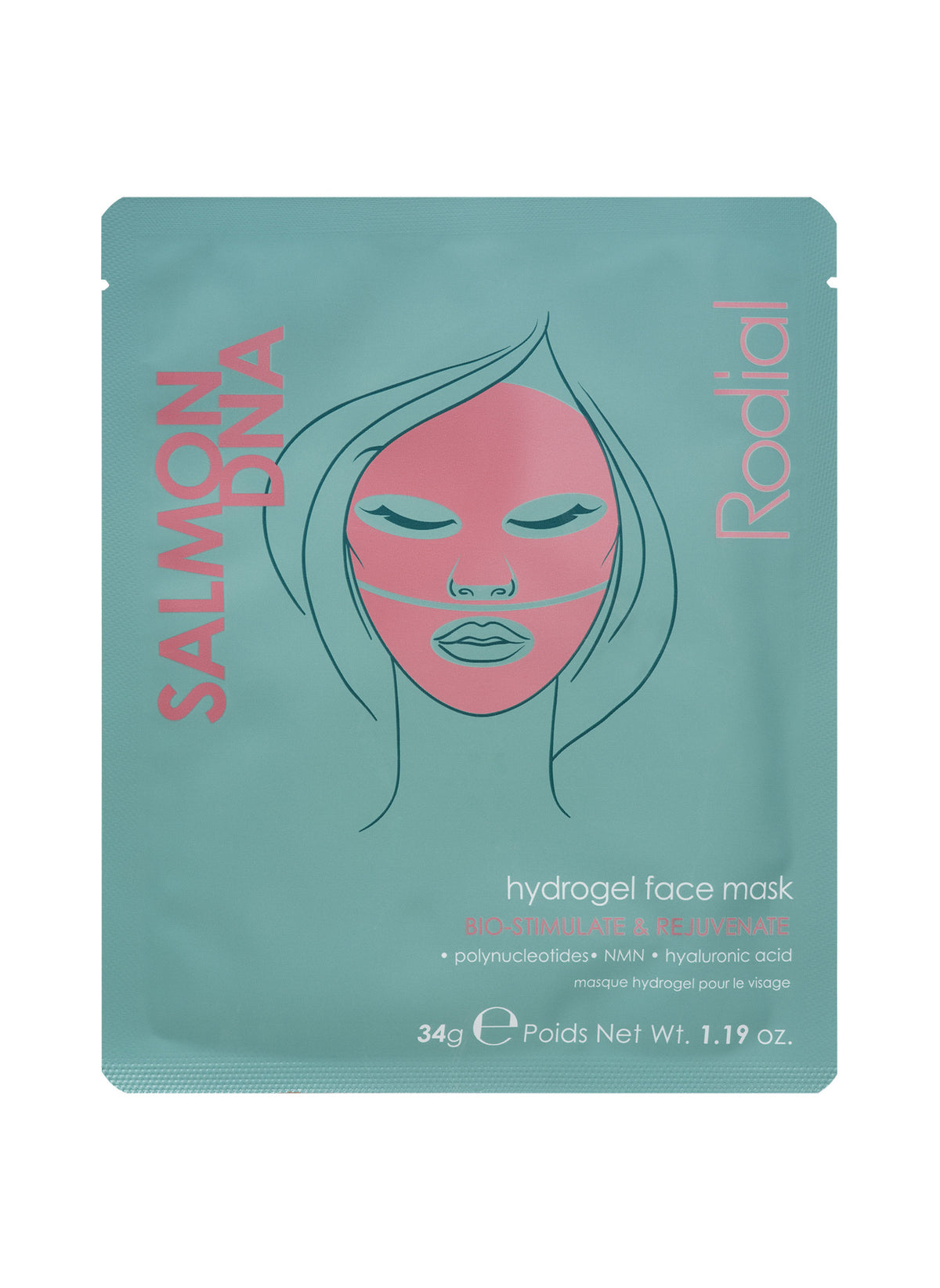 Salmon DNA Hydrogel Face Mask / 4 Stück