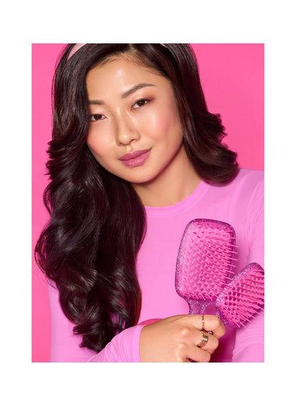 Detangling Hair Brush Glitter / Rose Quartz