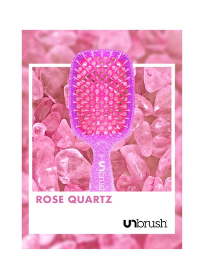 Detangling Hair Brush Glitter / Rose Quartz