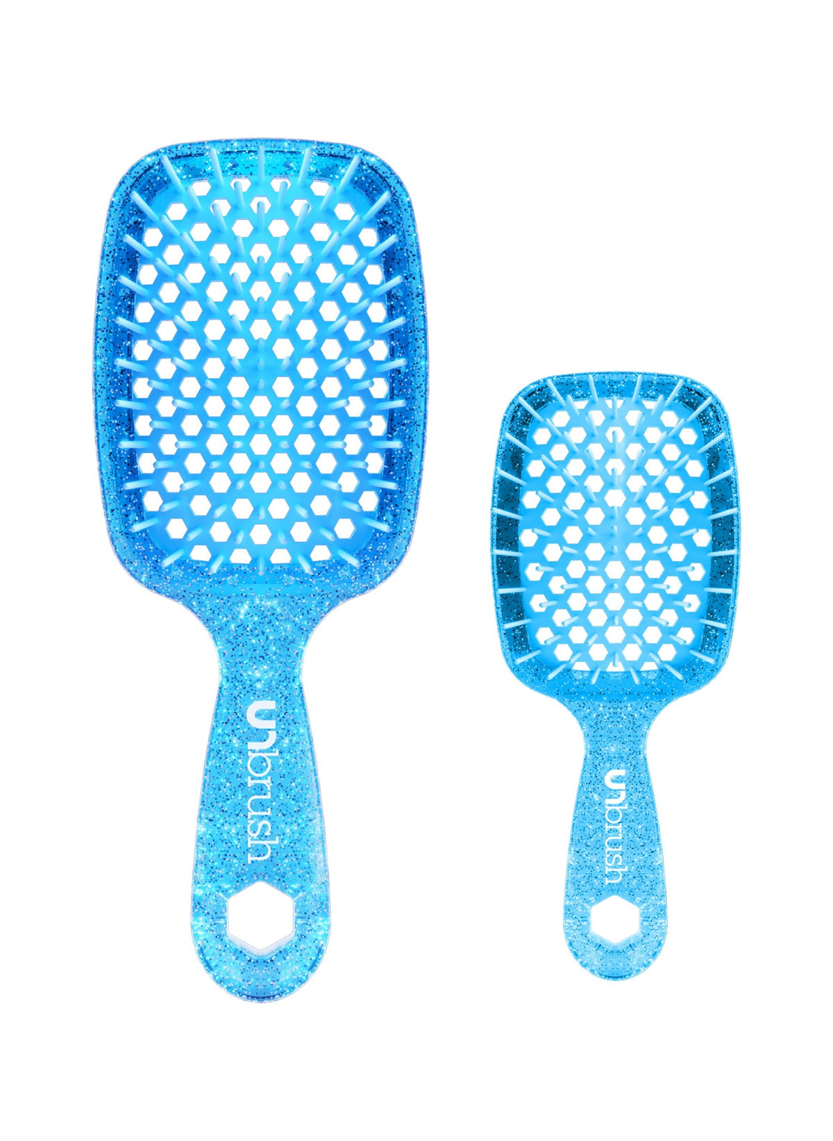 Unbrush Glitter Duo Set / Sapphire Blue