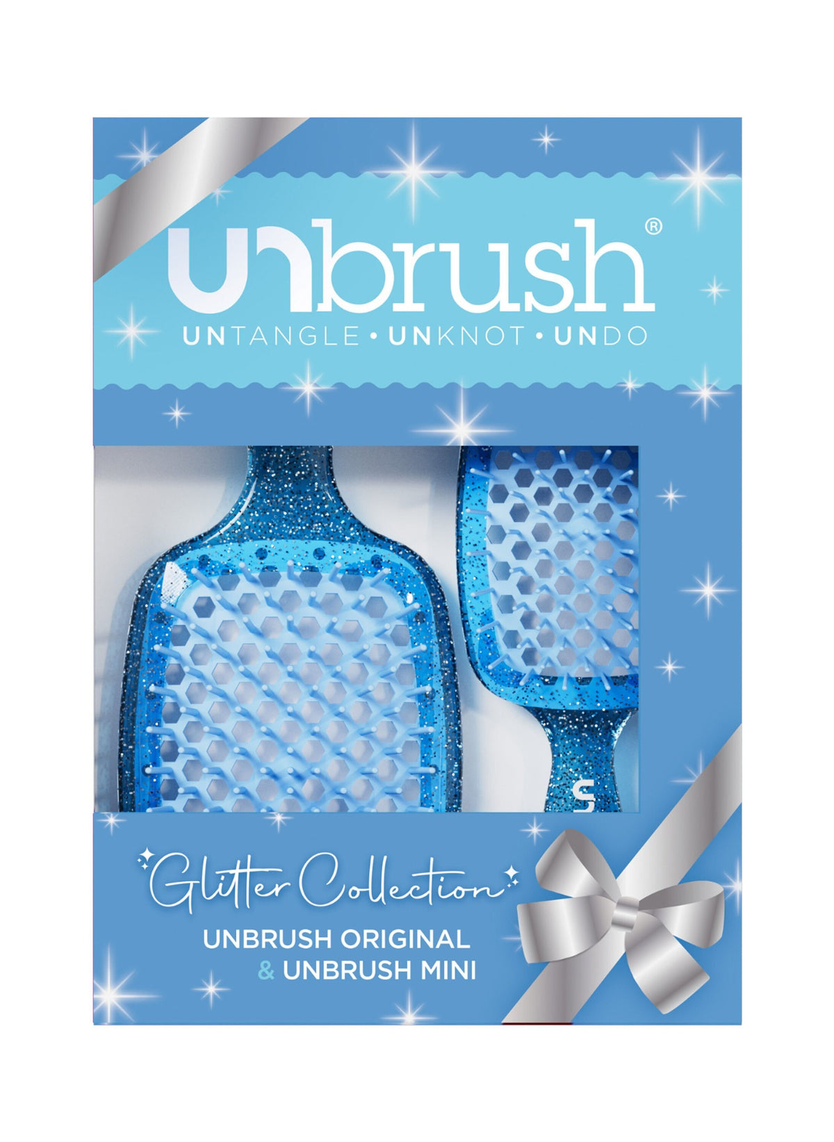 Unbrush Glitter Duo Set / Sapphire Blue