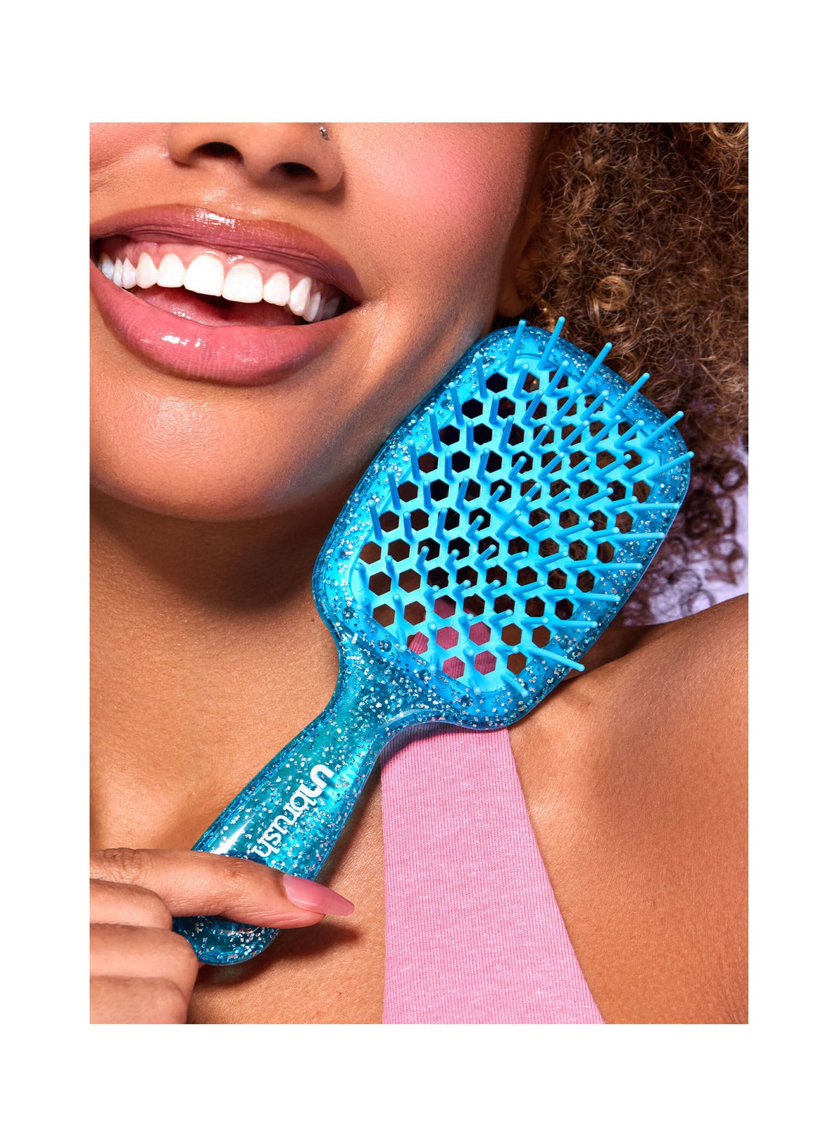 Unbrush Glitter Duo Set / Sapphire Blue