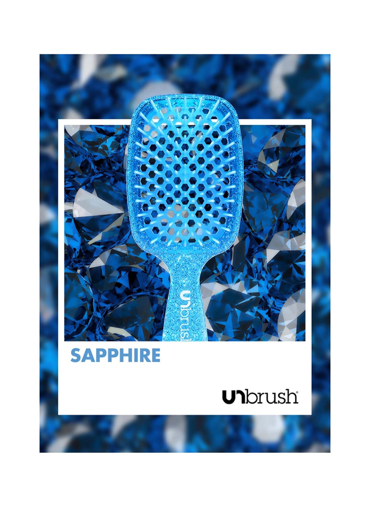 Unbrush Glitter Duo Set / Sapphire Blue