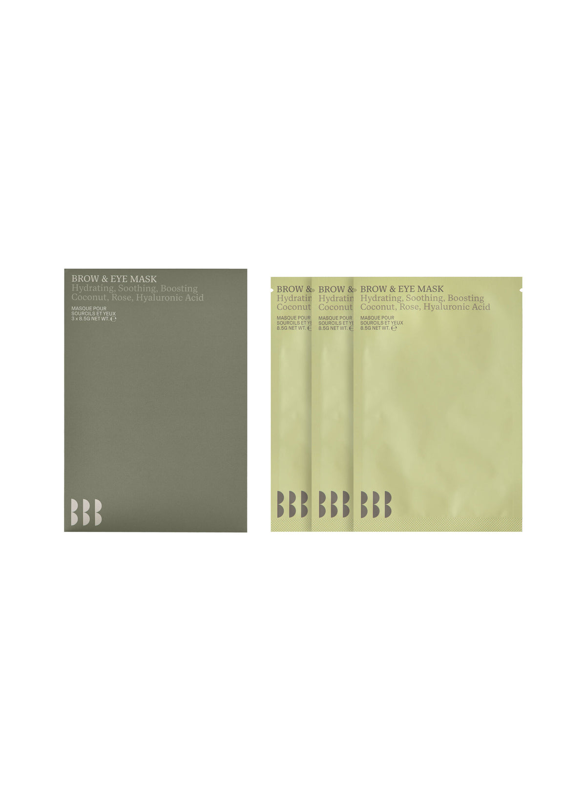 Brow & Eye Mask - 3 Pack / 3 PACK