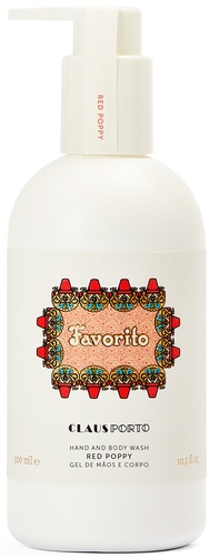 Claus Porto Favorito Red Poppy Hand And Body Wash