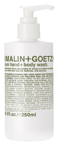 Malin+Goetz Rum Hand + Body Wash 250 ml