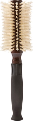 Christophe Robin Pre-curved blowdry hairbrush 10 rows 100% natural boar-bristle & wood