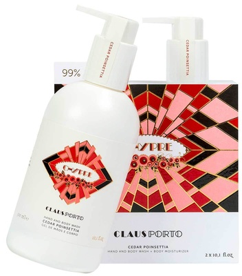 Claus Porto Chypre Cedar Poinsettia Duo Set Body Care