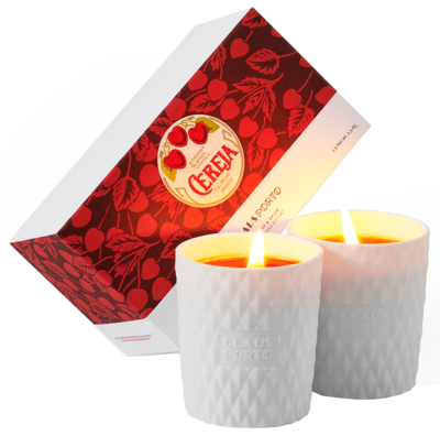 Claus Porto Mini Candles Gift Set Cereja