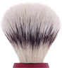 Plisson 1808 Pearl Red & High mountain white fibre shaving brush