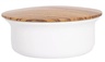 Plisson 1808 Limoges Porcelain bowl, zebrano lid and soap